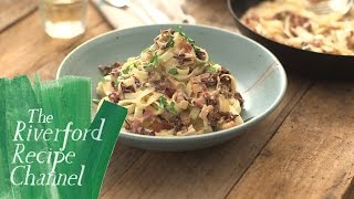 Radicchio amp Bacon Pasta recipe [upl. by Nimoynib503]