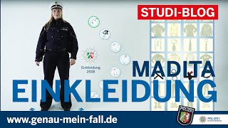 Studierendenblog Polizei NRW EJ 2018 Maditas Einkleidung wie bei Sims  Create a sim [upl. by Aihsekyw197]