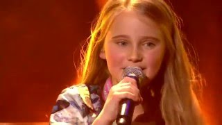 Josefien  Singing In The Rain amp Umbrella  Finale  The Voice Kids  VTM [upl. by Llimaj]