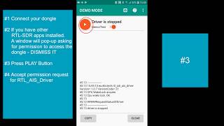RTL SDR AIS Driver  Android [upl. by Aneelak302]