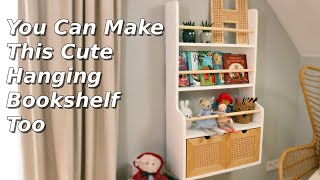 Make This Adorable DIY Kids Bookshelf  Perfect for Bedrooms amp Storage [upl. by Aynekat]