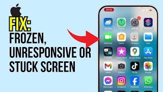 iPad Frozen Unresponsive or Stuck Screen  FIXED [upl. by Eeraj]