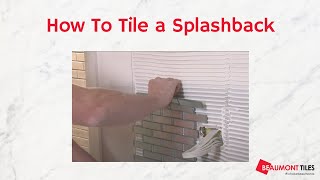 How to Tile a Splashback DIY Tiling Made Easy [upl. by Adidnac]