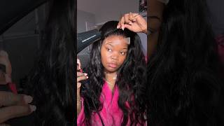 Closure AMAZON WIG Review 💋 wigreview wiginstall lacefront amiyanushen lace wig babyhair [upl. by Koa918]