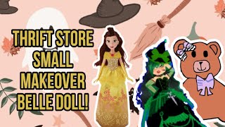 Thrift store small makeover belle doll [upl. by Demetria702]