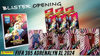 Panini FIFA 365 Adrenalyn XL 2024 Blister opening [upl. by Oznola]