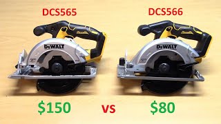 DEWALT 65quot Circular Saws DCS565 vs DCS566 Dont get scammed DCS565B [upl. by Romaine]