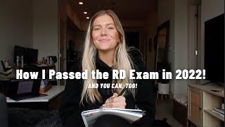 4 EASY TIPS TO PASS THE RD EXAM ON YOUR FIRST TRY [upl. by Ahsieyt]