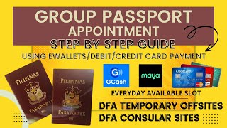 PHILIPPINE PASSPORT GROUP APPOINTMENTEWALLETCREDITDEBIT CARD PAYMENT METHODAUNTIE CECILLE TV [upl. by Lianna665]