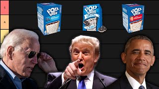 PRESIDENTS MAKE A POPTART TIER LIST [upl. by Pepi]