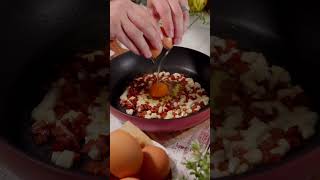 10 Minute Fried Egg amp Halloumi Taco Recipe [upl. by Oivaf]