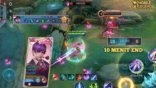 FAST GAMEPLAY GUSION JUNGLER GENDONG TEAM YANG NGETROLL [upl. by Llenreb695]