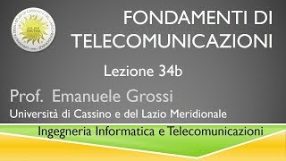 Fondamenti di telecomunicazioni Lezione34b [upl. by Anrak89]