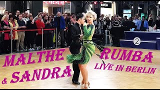 Malthe Brinch Rohde amp Sandra Sorensen  Rumba Live in Berlin dance latin dancer musik [upl. by Etnoj]