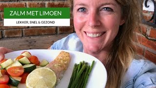 ZALM MET LIMOEN  lekker snel amp gezond  Nicole  Culicool [upl. by Clementi]