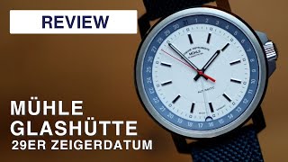 Mühle Glashütte 29er Zeigerdatum M12532CB  Watch Review  Deutsch  4K  SG WATCHES [upl. by Eberta]