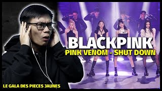 THE CROWD  Blackpink Pink Venom amp Shut Down Le Gala des Pièces Jaunes Performance Reaction [upl. by Knoll40]