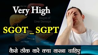 Treatment of SGOT  SGPT  high sgot and sgpt levels symptoms in hindi  Dr tarun [upl. by Pare380]