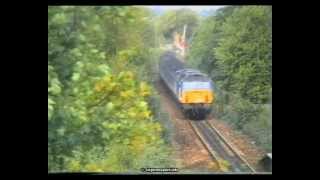 Trains at Axminster station in the 1990s [upl. by Sinnod522]