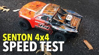 ARRMA Senton 4x4 Speed Test on 84V NiMh 2S amp 3S LiPo [upl. by Reiners663]