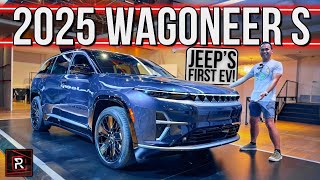 The 2025 Jeep Wagoneer S Is An Upscale Electric Grand Cherokee Sized Premium SUV [upl. by Arawaj]