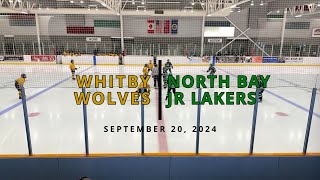 20240920 U15B Whitby Wolves vs North Bay Jr Lakers [upl. by Gilson]