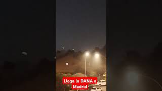 Llega la DANA a Madrid España en alerta 29102024 [upl. by Eirojram]