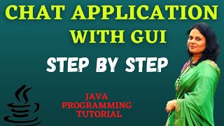 Chat Application with GUINetworking in JavaClient Server Program in Java [upl. by Yelnoc]