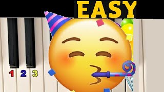 HOW TO PLAY on piano HAPPY BIRTHDAY TO YOU EASY TUTORIAL [upl. by Dercy862]