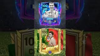 Zinedine Zidane🇨🇵 vs Eusébio🇵🇹 fifa fifamobile soccer football zidane eusébio fc24 fcmobile [upl. by Lrat]