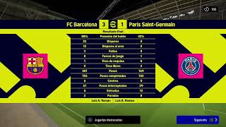 PARTIDO DE PRETEMPORADA  FC BARCELONA VS PARIS SAINTGERMAIN [upl. by Wynny354]