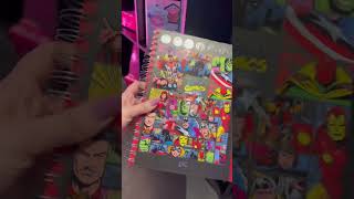 Caderno da MARVEL Eu quero papelaria viral [upl. by Blunt]