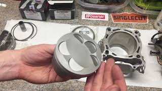 Project YFZ 450 Piston and cylinder Don’t miss this rebuild info for your YFZ top end [upl. by Pickford]