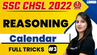 Calendar  Reasoning  SSC CHSL 2022  Ritika Tomar [upl. by Knute416]