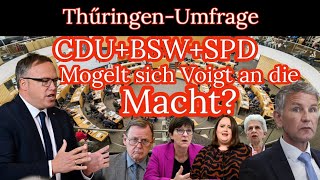 Umfrage Thüringen droht MASSIVER Wählerbetrug [upl. by Fredela48]