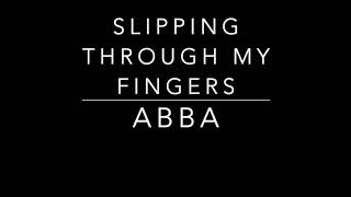 Slipping Through My Fingers  ABBA piano accompaniment [upl. by Akemej]