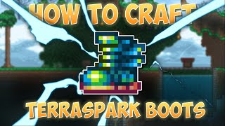 Terraria How to get Terraspark Boots  Step by Step Guide [upl. by Bamford]