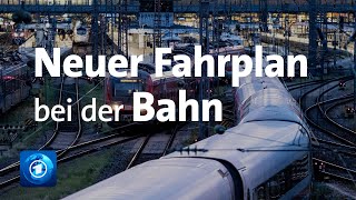 Mehr Strecken höhere Preise Neuer Fahrplan bei der Deutschen Bahn [upl. by Pelagias98]