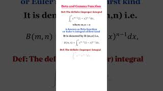 Beta and gamma function  Definition  mathematics maths engineering [upl. by Ragucci]