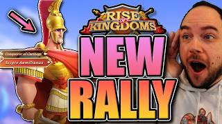 Scipio Aemilianus Smite Rally new infantry reveal Rise of Kingdoms [upl. by Steady]