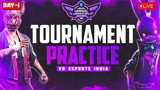 Day1 Of Tournament Practice  Garena Free Fire vdesportsindiavandaldominators [upl. by Lemmuela696]