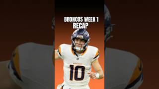 Broncos Vs Seahawks Recap nfl broncos [upl. by Macintosh]