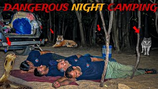 Night camping In Dangerous Forest😱  Leopard Attacked Us  100 Real [upl. by Nikoletta719]