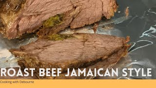 The BEST Herb Infused Roast Beef Jamaican Style jamaicanfood juicyandtenderroastbeef roastbeef [upl. by Janie]