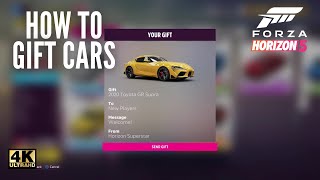 Forza Horizon 5 How to Gift Cars [upl. by Anahsirk]