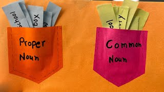 Pocket full of NOUNS  Proper noun and common noun activity  nouns activity for kids [upl. by Severen]