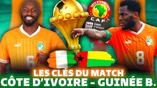 🇨🇮 COTE DIVOIRE  GUINÉE BISSAU 🇬🇼  débuter la CAN 2024 par une victoire [upl. by Dredi]