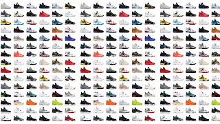 Every Air Jordan 4 Colorway Ever Released from 1989  2021 [upl. by Ynoffit]