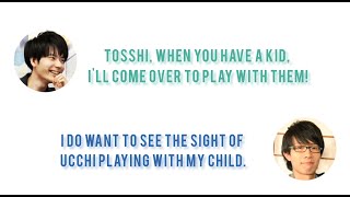 Tosshi talks about his daughter ft Ucchi promises to play with her [upl. by Haskell]