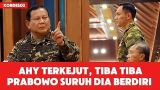 TIBATIBA AHY DIMINTA BERDIRI OLEH PRABOWO SAAT GALA DINER DI AKADEMI MILITER MAGELANG [upl. by Notyal298]